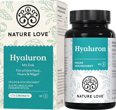 Nature Love Hyaluron Kapseln 60 St, 39 g