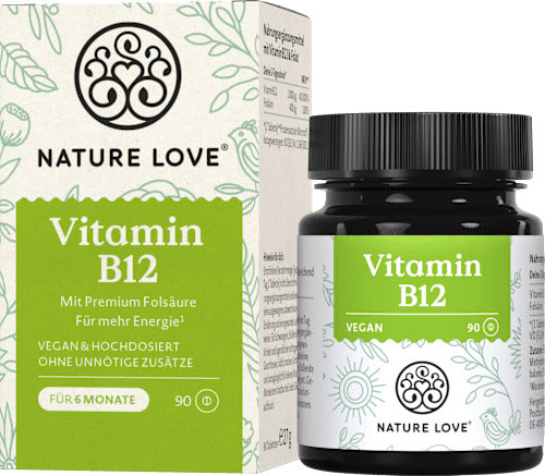 Nature Love Vitamin B12 Tabletten 90 St, 27 g