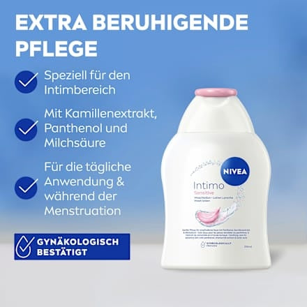 NIVEA Intimpflege Waschlotion Intimo Sensitive, 250 ml