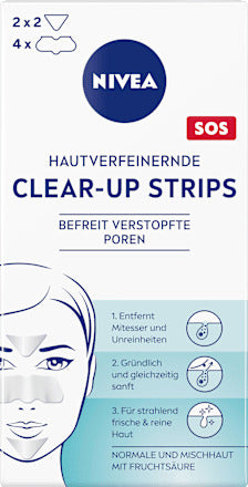 NIVEA Nosestrips Clear-Up hautverfeinernd, 6 St