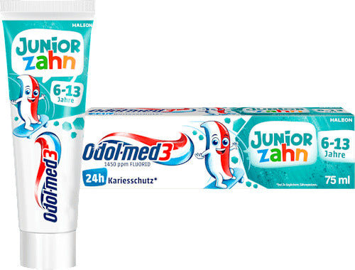 Odol med 3 Zahnpasta Juniorzahn 6-13 Jahren, 75 ml