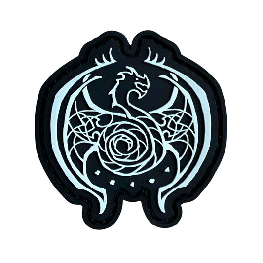 Warcraft Exklusiver Onyxia Drachen-Sammler-Patch – BlizzCon 2023 - Dragon Wow Limitierter Blizzard Serie 5 Badge „Königin des Schwarzen Drachenflugs“ – Hochwertiges Fan-Abzeichen