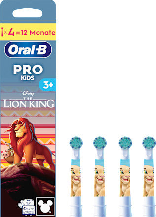 Oral-B Aufsteckbürsten Kinder PRO König der Löwen, ab 3 Jahren, 4 St