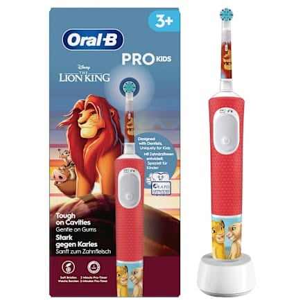 Oral-B Elektrische Zahnbürste Kinder Vitality PRO König der Löwen, ab 3 Jahren