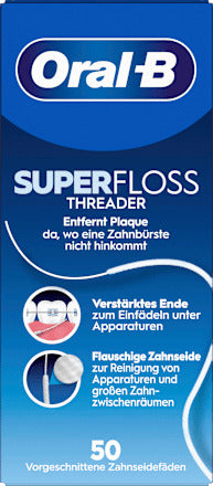 Oral-B Zahnseide Superfloss Threader, 50 St