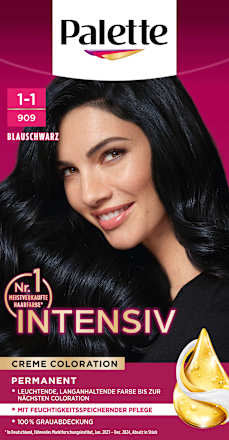 Palette Intensive Color Creme Haarfarbe 1-1/909 Blauschwarz, 1 St