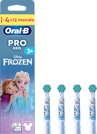 Oral-B Aufsteckbürsten Kinder PRO Frozen Die Eiskönigin, ab 3 Jahren, 4 St