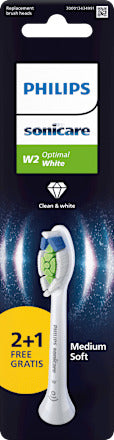Philips Sonicare Aufsteckbürsten W2 OptimalWhite weiß, 3 St