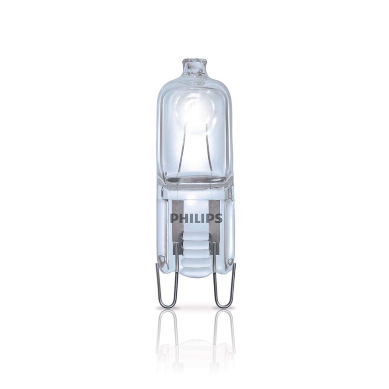 Philips G9 Halogen Stiftsockellampe 25W 230V klar dimmbar Brilliant Halogenlampe Leuchtmittel Glühbirne warmweiß 2800K G9 Sockel Halogen Lichtlampe 2000h Lebensdauer