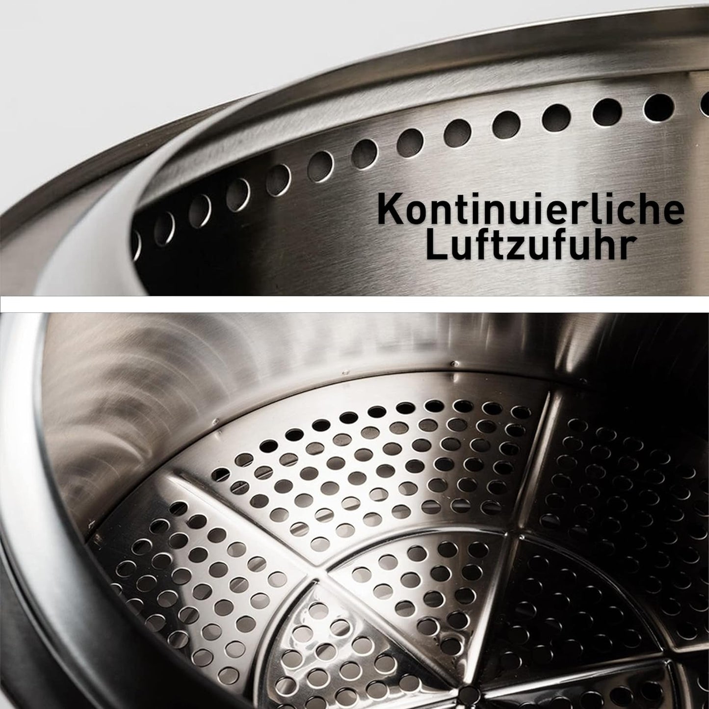 Solo Stove Bonfire Edelstahl Feuerschale Outdoor Kamin, Tragbare Feuerstelle, Raucharm, Mobil mit Standfuß, Schutzhülle und Tragetasche, Für Garten, Terrasse, Camping, Ø 49,5 cm