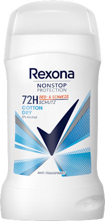 Rexona Antitranspirant Deostick Nonstop Protection Cotton Dry, 50 ml