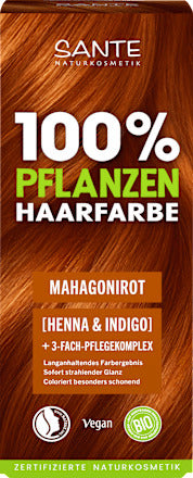Santé naturally. Pflanzenhaarfarbe Mahagonirot, 100 g