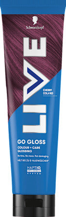 Schwarzkopf LIVE Farb-Glanzbehandlung Glossing Go Gloss, Cherry Cola Red, 150 ml