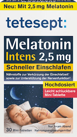 tetesept Melatonin Intens Mini Tabletten, 30 St