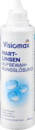 Visiomax Kontaktlinsen-Pflegemittel Hartlinsen-Aufbewahrungslösung, 240 ml
