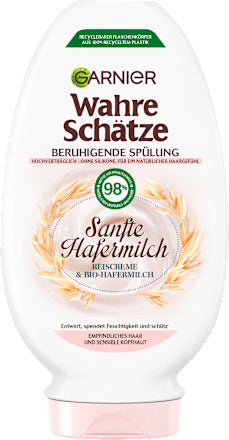 Wahre Schätze Conditioner Sanfte Hafermilch, 250 ml