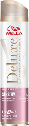 WELLA Deluxe Haarspray Sensitiv, Starker Halt, 250 ml