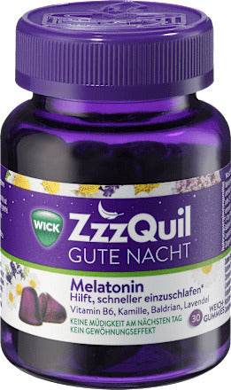 WICK ZzzQuil Wick ZzzQuil Gute Nacht Weichgummis 30 Stück, 90 g