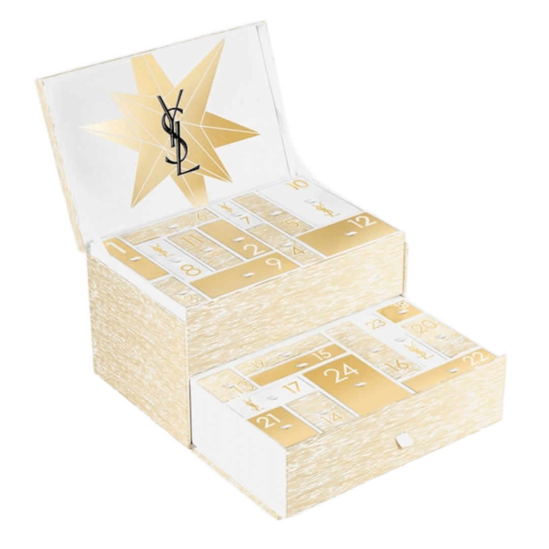 Yves Saint Laurent Loveshine Luxus Adventskalender 2025, Make-up, Parfum, Beauty und Pflege, für Frauen, Damen & Mädchen Advent Kalender ( Wert 750€ )