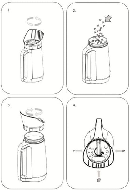 Fiskars Solid Handstreuer 1057076 aus glasfaserverstärktem Kunststoff, für Sand, Salz, Dünger, mit 3-Stufen Dosiersystem, 286 g, wetterfestes Streugerät für Garten, Balkon, Beet, Gewächshaus