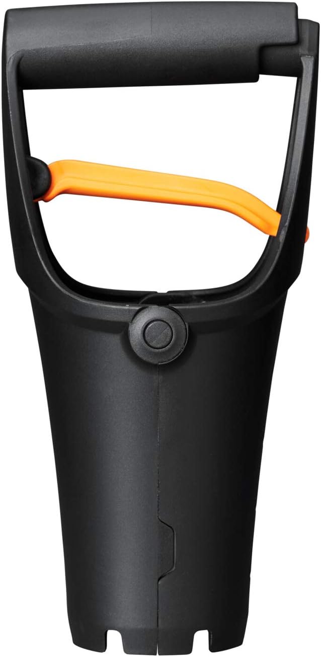 Fiskars Solid Blumenzwiebel-Pflanzer 1057079 aus wetterfestem Kunststoff, ergonomisch, leicht, gezahnte Klinge mit Tiefenskala, für Zwiebeln und Setzlinge, präzises Handwerkzeug 258 g, 24 cm
