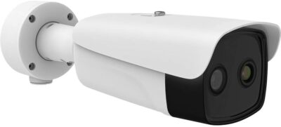 Hikvision DS-2TD2636B-13/P Bi-Spektrum Wärmebildkamera mit Temperaturüberwachung und Fieber-Screening, 384 x 288 Pixel, PoE, IR-LEDs, IP66, für Innenbereich Überwachung und Alarmierung