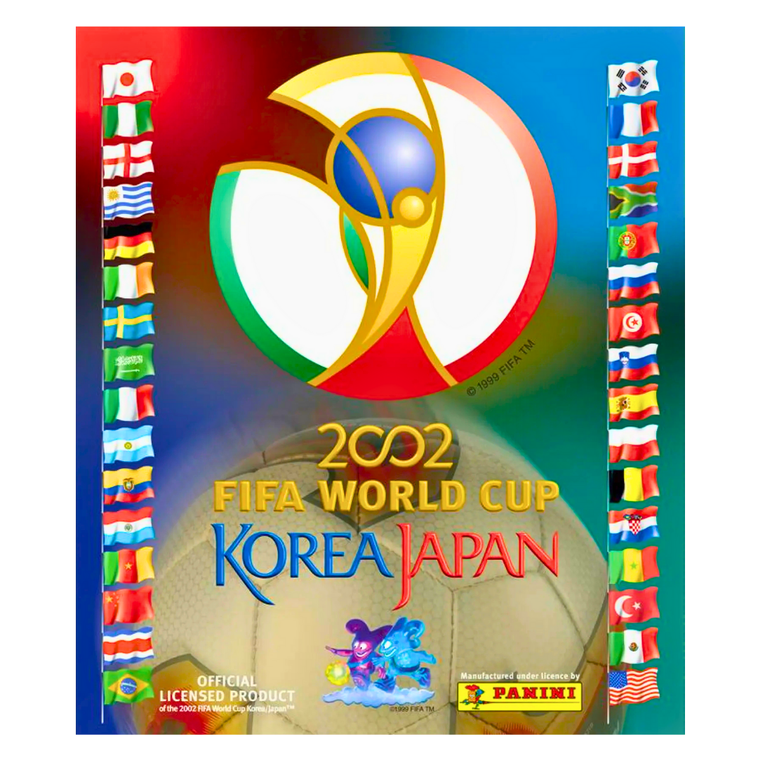 PANINI WM Weltmeisterschaft 2002 Südkorea Japan Stickeralbum Sticker Album Buch – Komplettes Stickeralbum der Fußball-Weltmeisterschaft mit allen Stickern, legendären Spielern & historischen World Cup Momenten