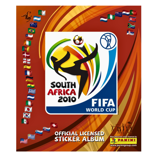PANINI WM Weltmeisterschaft 2010 Südafrika Stickeralbum Sticker Album WorldCup – Komplettes Stickeralbum der Fußball-Weltmeisterschaft mit allen Stickern, legendären Spielern & historischen World Cup Momenten