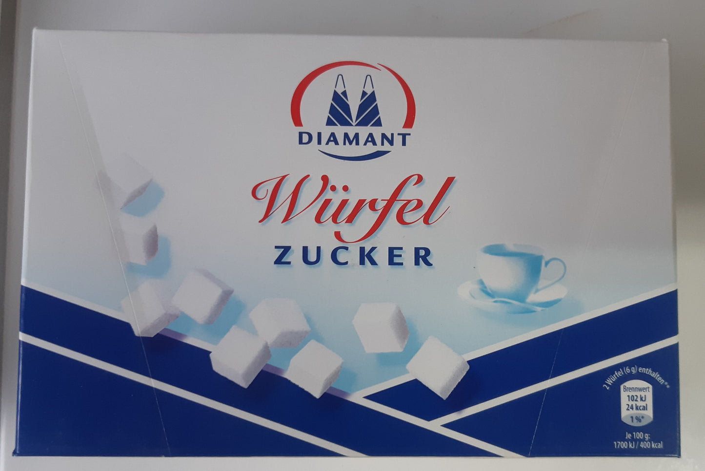 Diamant Würfelzucker 1000g Lebensmittel Vorrat