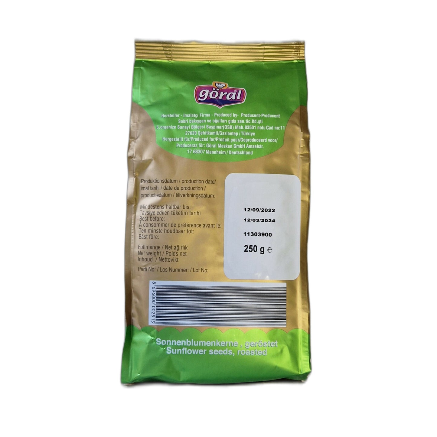 Enfal Ungesalzen Sonnenblumenkerne 300g Trockenfrucht Snack