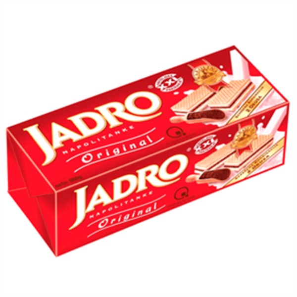 Jadro Wafer Gaufrette Grundnahrungsmittel 430g Getreide Vorrat
