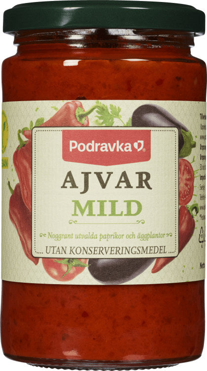 Podrakva Ajvar Mild Konserve im Glas 350g