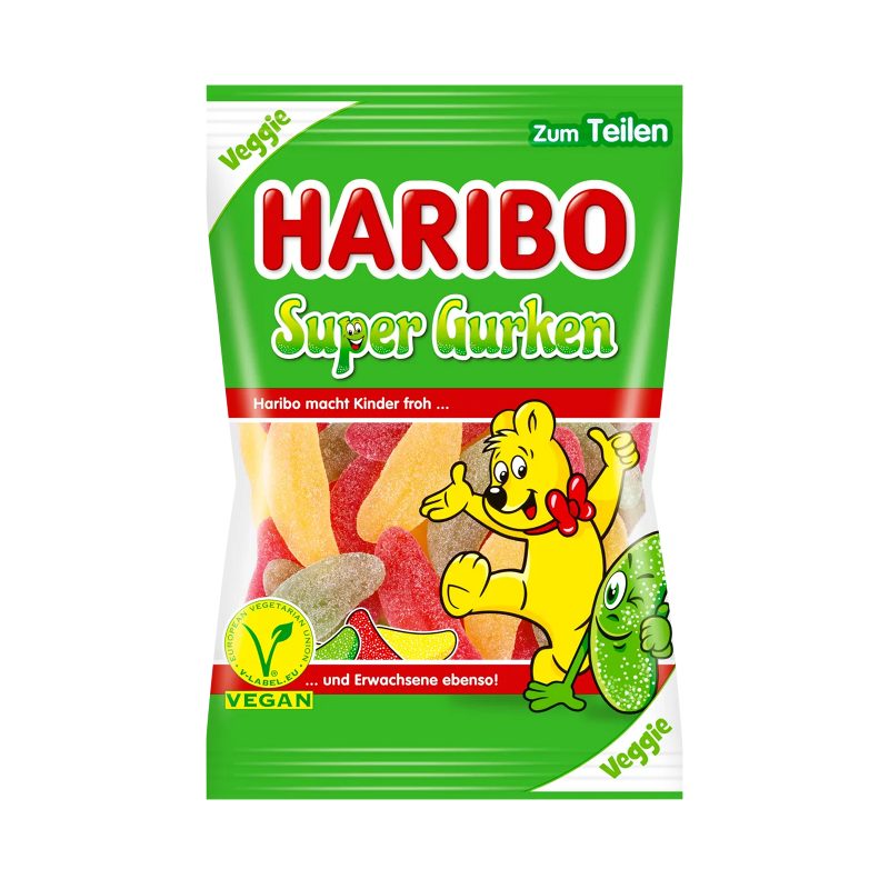 Haribo Super Gurke süße Spezialität 175g Süßware Snack