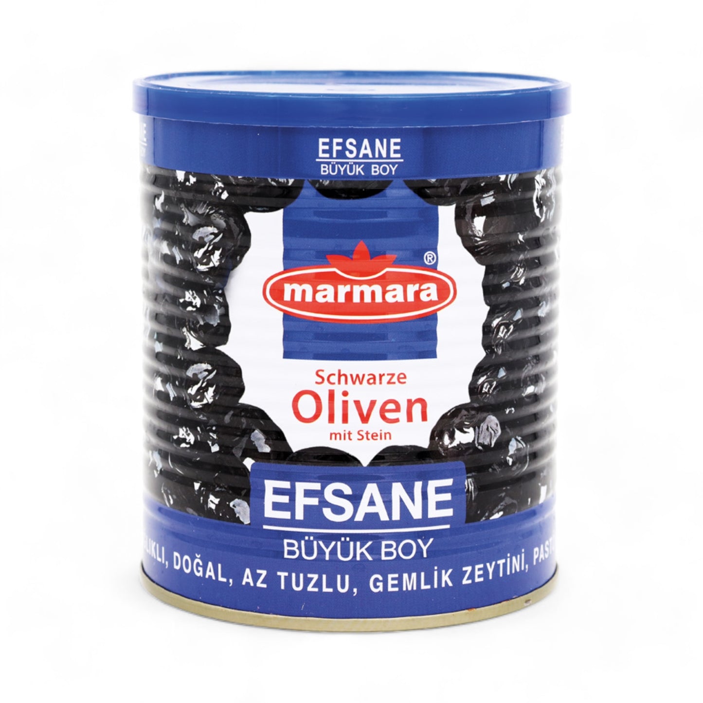 Marmara Efsane Schwarze Oliven 450g Vorrat