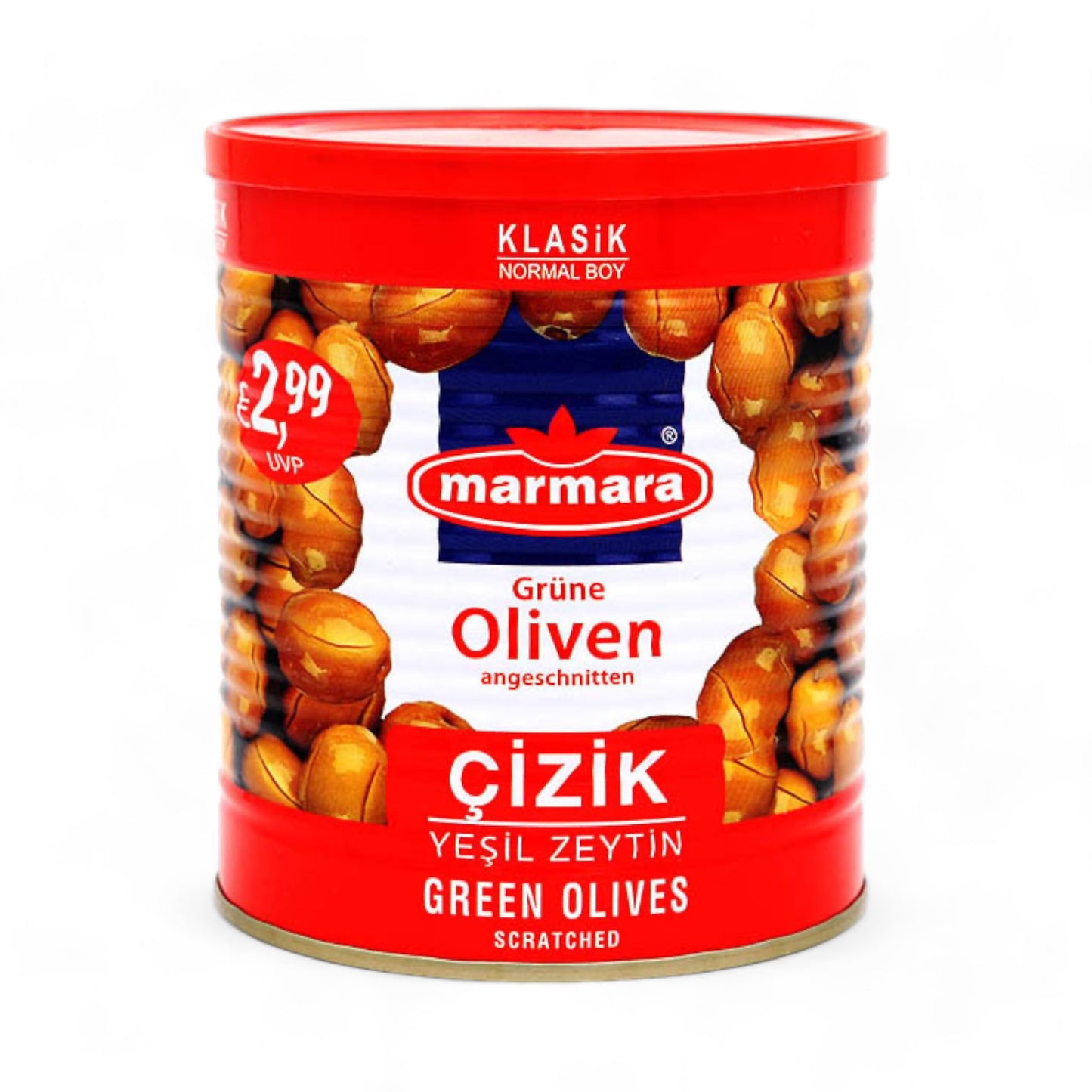 Marmara Klasik Schwarze Oliven 450g Vorrat