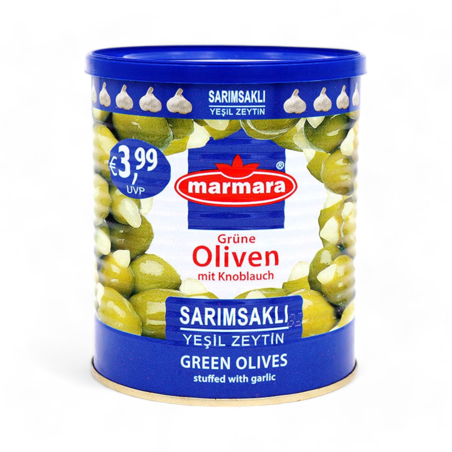 Marmara Ungesalzen Schwarze Oliven Dose 350g Vorrat