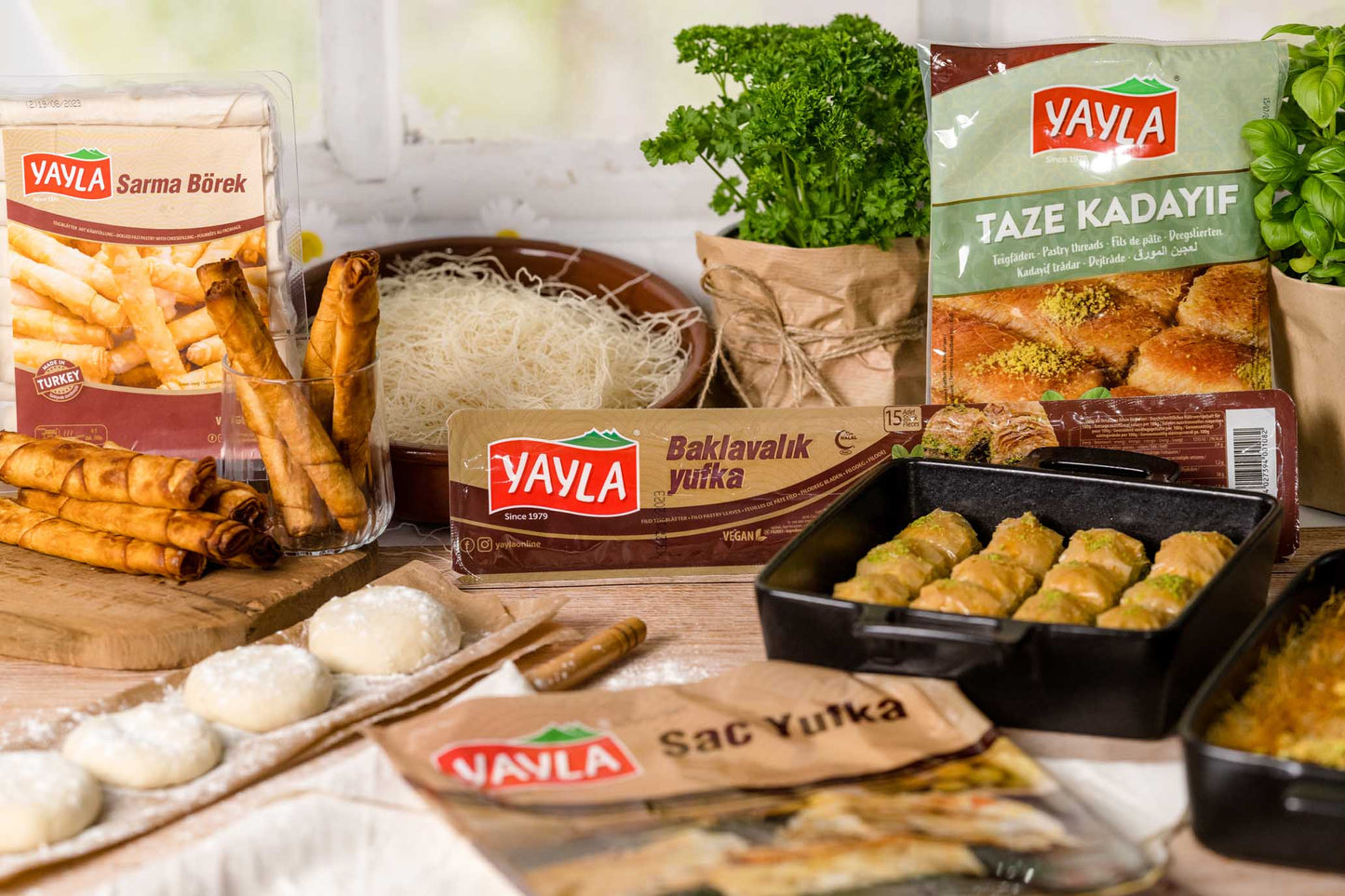 Yayla Frisch Kadayif Teigfäden 500g Backware Snack