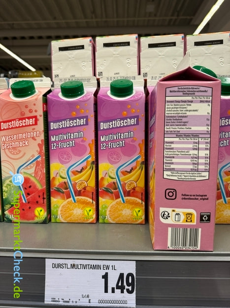 Durstlöscher Multivitamin Erfrischungsgetränk 500ml