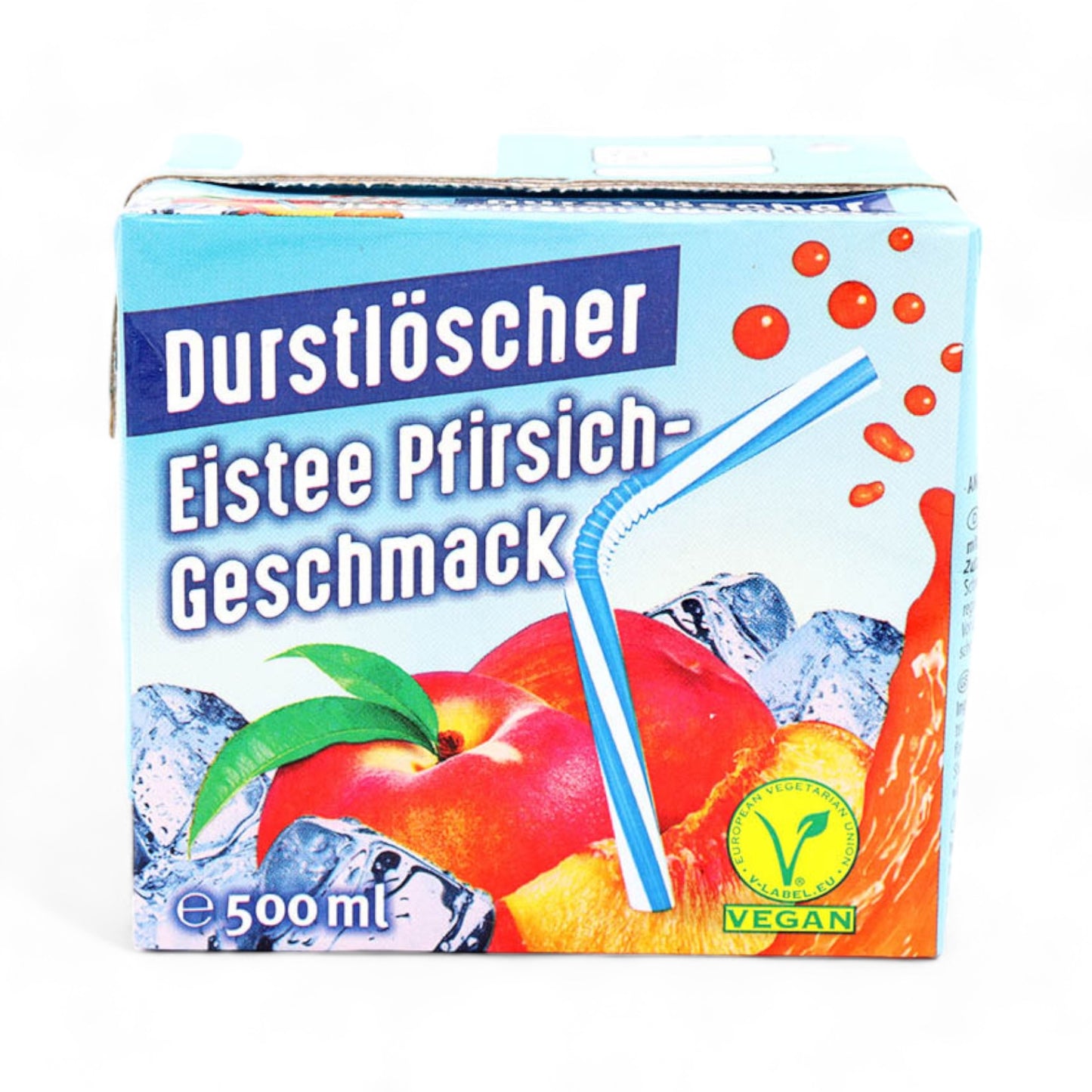 Durstlöscher Eistee Pfirsich 500ml Getränk Erfrischungsgetränk