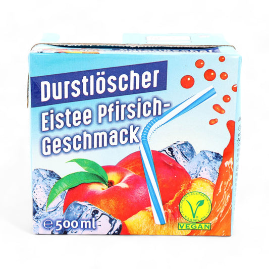 Durstlöscher Eistee Pfirsich 500ml Getränk Erfrischungsgetränk