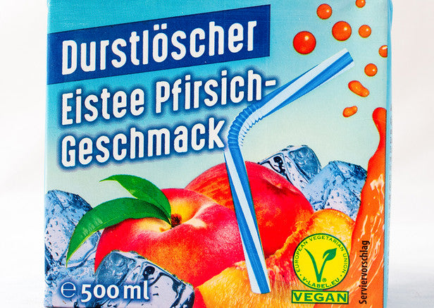 Durstlöscher Eistee Pfirsich 500ml Getränk Erfrischungsgetränk