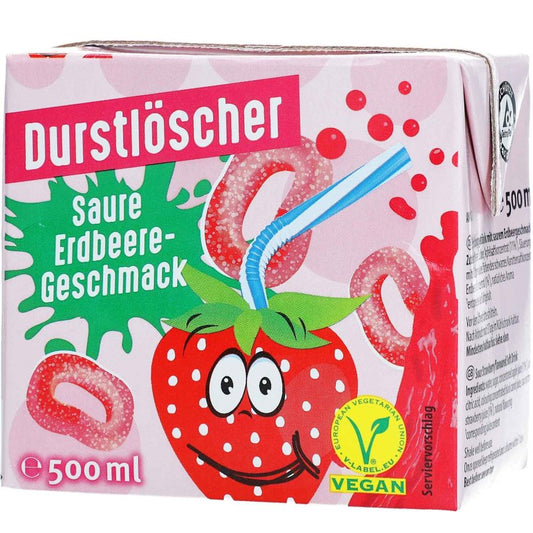 Durstlöscher Saure Erdbeere Erfrischungsgetränk 500ml