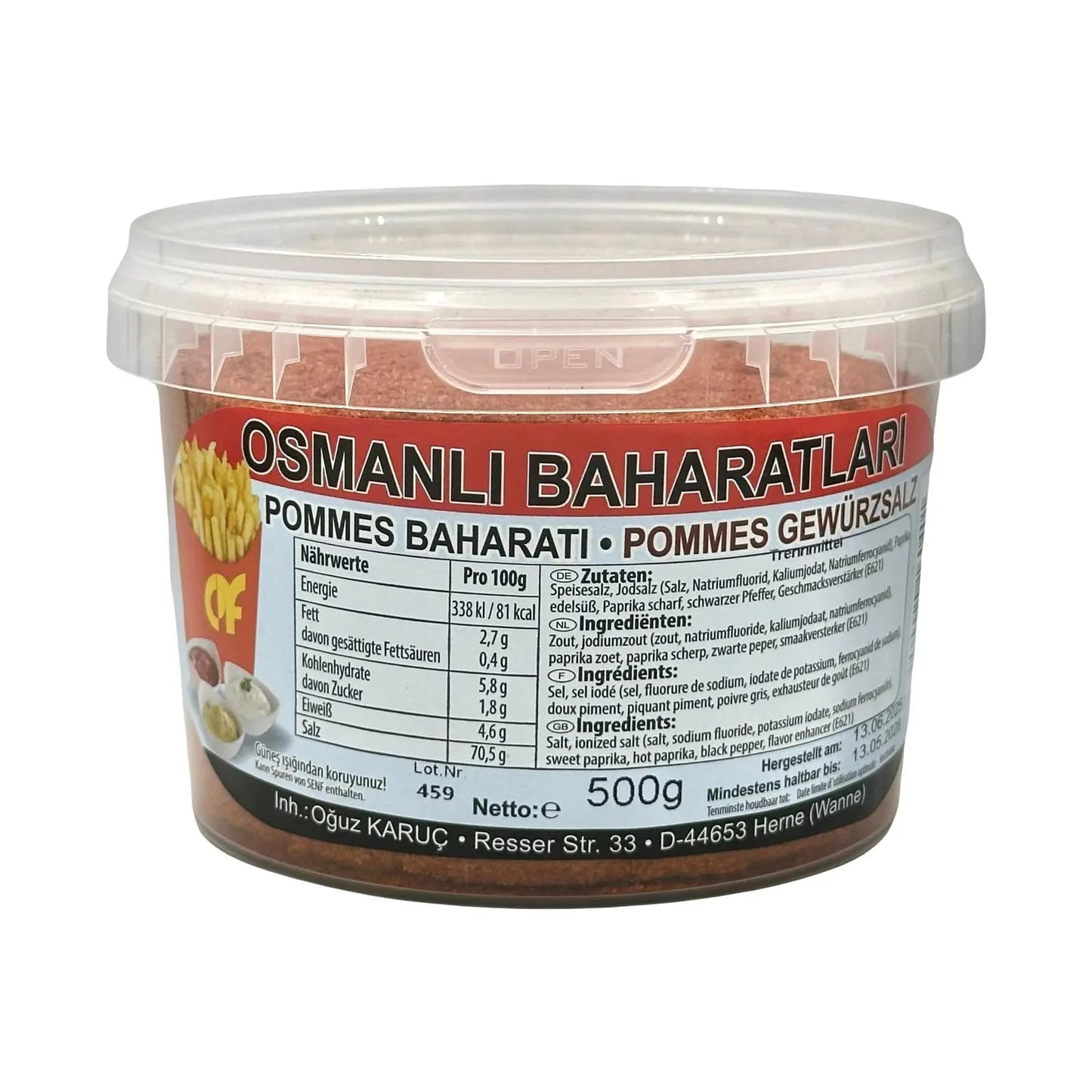 Osmanli Pommes Gewürz 500g Küchengewürz