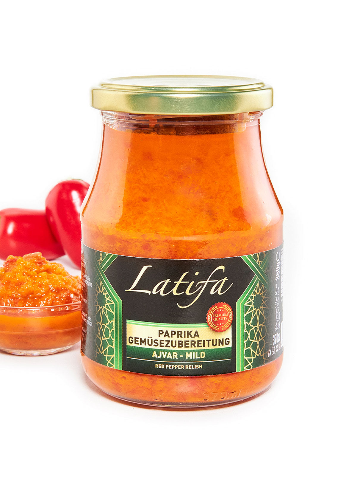 Kelmendi Ajvar Mild würzige Spezialitätensauce 720g Würzsauce