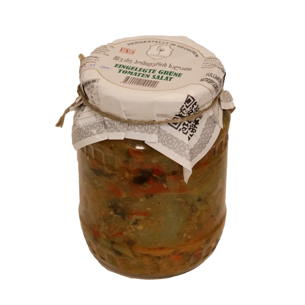 Kelmendi Grüne Tomaten eingelegte Spezialität 2350g Vorrat