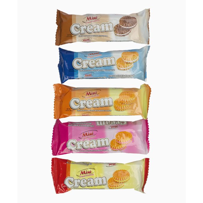 Minicreme Cookies 108g Lebensmittel Vorrat