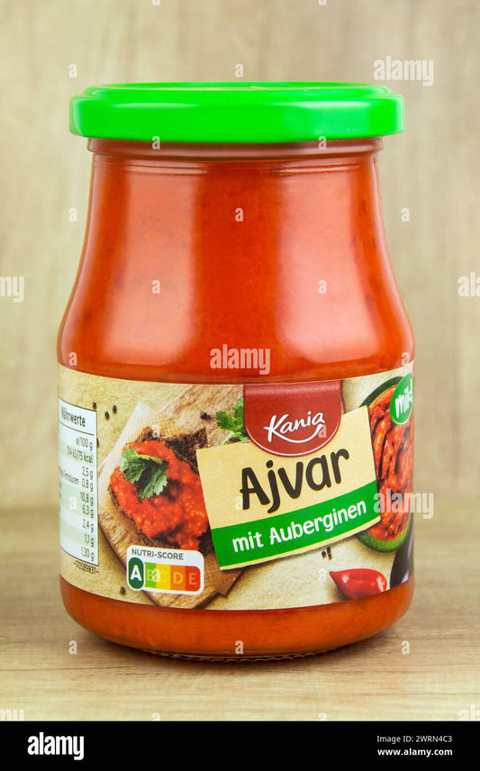 Flora Ajvar Mild Konserve im Glas 690g