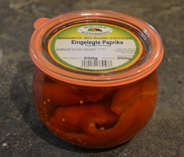 Kelmendi Paprika mit Karotte Mild eingelegte Spezialität 2300g Vorrat