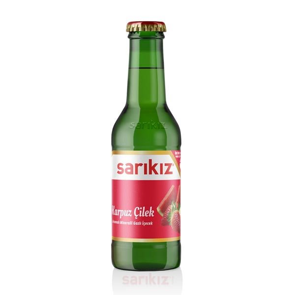 Sarikiz Karpuz mit Erdbeere Soda Erfrischungsgetränk 6 Stk