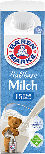 H Fettarme Milch 1,5%fet Grundnahrungsmittel 1000ml Getreide Vorrat